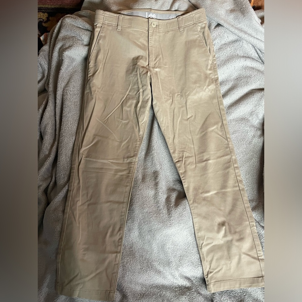Lee Slim flit khaki dress pants